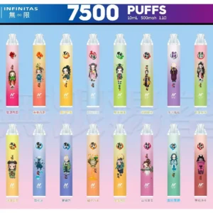 INF 無限 鬼滅聯名拋棄式電子煙 7500口 拓撲蒸汽天堂 MEHATOP 台灣官網