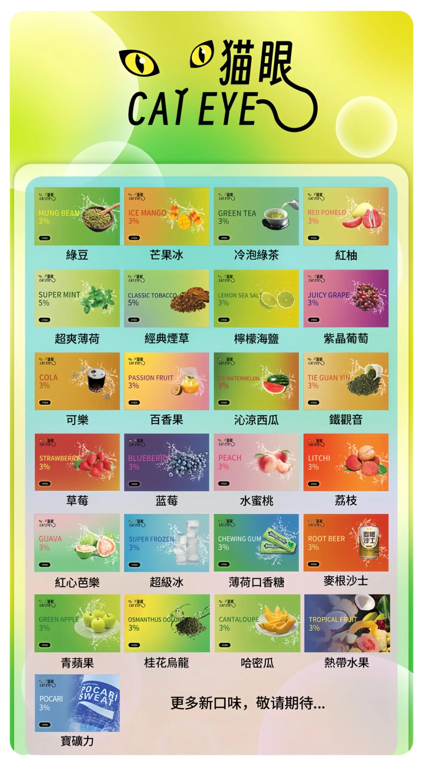 CATEYE 貓眼 一代通用替換煙彈 拓撲蒸汽天堂 MEHATOP 台灣官網